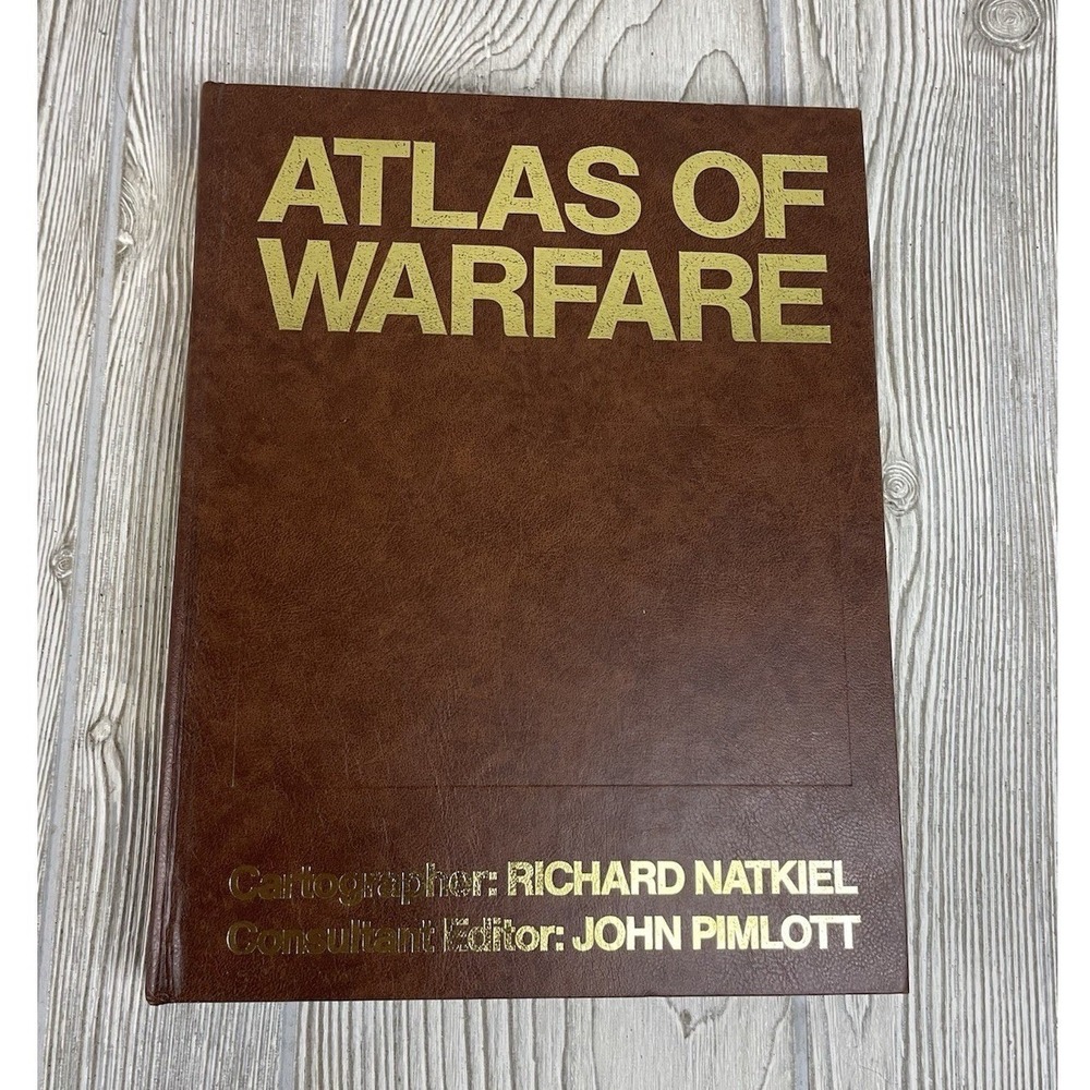 Atlas of Warfare by Richard Natkiel 1988 Hardcover Gallery Books War Combat